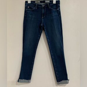 AG Adriano Goldschmied Jeans Women's 28 Prima Contour360 Cigarette Raw Hem Cuff